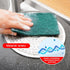 Heavy Duty Scour Pads, Non-Scratch Green Reusable Sponge Dish Scrubber, 12Pcs for Kitchen and Dish Cleaning