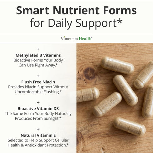Immune 60 Multivitamin for Women with Methylated Vitamins and Chelated Minerals for Energy, Focus and Health Premium