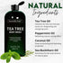 Tea Tree Body Wash, 16.9 fl oz, 100% Natural, Fights Body Odor & Irritation
