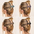 Whaline 6 Morandi Color 4.3 Inch Nonslip Jaw Strong Hold Matte Butterfly Clamp Hair Styling Accessories