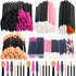 Rolybag Disposable Makeup Applicators Kit - Mascara Wands, Eyeliner Brushes, Lip Applicators with Organizer Box
