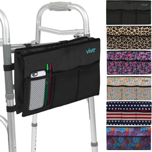 Vive Walker Bag - Accessories Wheelchair Basket Pouch (Water Resistant) - Seniors