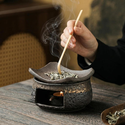 RIJATRAGAR Set Aromatherapy Ceramic Burner with Tealight Holder