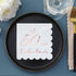 50 and Fabulous Cocktail Napkins - Rose Gold, 50th Birthday Decorations for Women, Folded 5x5 Inches Disposable Party