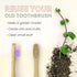4 Pack Soft Bamboo Unicorn Toothbrush for Kids, Eco-Friendly, Soft Bristle for Sensitive Gums