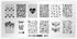 Whats Up Nails Valentine's Day Stamping Plates, 2 Pack (B024, B041) for Nail Art Design