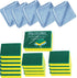 Sponge and Microfiber Cloth Set 14 Heavy Duty Scrub Sponges + 5