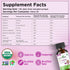Wellements Organic Baby Multivitamin Drops, 1 Fl Oz Cherry Flavor Liquid for Infants & Toddlers