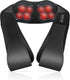 JIODTMER Back Neck and Shoulder Massager with Heat,Deep Tissue 3D Kneading Pillow, Electric