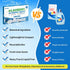FIXSMITH Laundry Detergent Sheets, 100 Loads (50 Sheets), Fresh Linen Scent, Eco Friendly, Plastic-Free