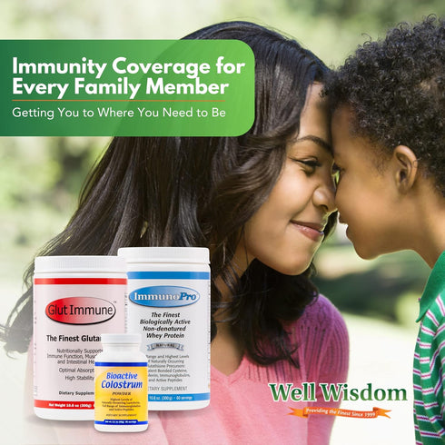 ImmunoPro Grass Fed Whey Protein Powder, 300g, Clean Unflavored Concentrate for Immune Systems