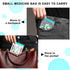 Sliverdew 12 PCS Zippered Reusable Pill Storage Pouch Bags - Clear Plastic Pill Bags with Slide Lock for Small Items