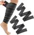 Syhood Compression Bandage Wraps for Leg, Elastic Calf Compression Sleeve Ankle Support, Adjustable