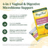 MegaFood Women's Probiotic + Prebiotic, Gluten-Free for Digestive Health & Regularity, 30 Capsules