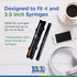 GMS Syringe Case - Holds New, Prefilled & Used Syringes with Needles, Small & Discreet Sharps Container, 2 Pack - Clear