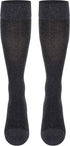 TOUCH Compression 15-20 mmHg, 1 Socks for Men, Herringbone, Cotton, Pair, Charcoal, X-Large
