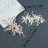 Wedding Rhinestone Hair Comb, Crystal Bride Hair Combs, Flower Side Combs, Leaf Headpiece Accessories for Women (Silver)