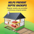 SeptoBac Septic System Treatment - 16 Pack Maintenance, Pre-Measured Weekly Pouches for Sewage Waste Tank