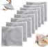 Double Layer Wire Dishwashing Rags, 8 Pcs Non-Scratch Cleaning Cloths for Dishes and Sinks