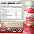 Glucosamine Chondroitin Gummies Sugar Free, Extra Strength Glucosamine Chondroitin Supplement for Natural Joint Support, Raspberry Flavored 120 Count
