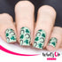 Whats Up Nails - Saint Patrick's Day Nail Vinyl Stencils 4pcs for Nail Art Design (Clover Field, Shamrock, Luck)