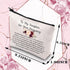 Pregnancy Daughter Makeup Bag with Waterproof Canvas and Zipper Closure