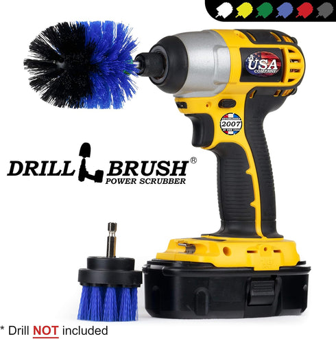 Pool Supplies - Drill Brush - MINI and 2-inch Spin Brush Maintenance Set for Pool Accessories