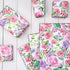 Whaline 100Pcs Floral Tissue Paper, Watercolor Flower Gift Wrapping Paper for Home and Party Gift Wrap