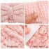 YISSION 2PCS Spa Headband with Bow, No Slip Elastic Hair Band for Face Wash, Makeup Skincare for Women Girls (White