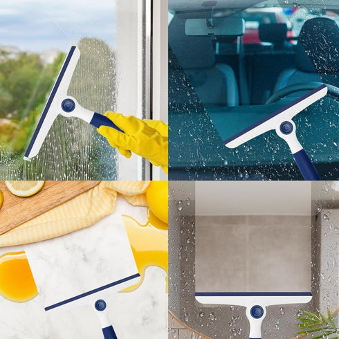 Keleekelin 9.7 (9.5" Window Squeegee for Glass DoorsAll-Purpose Window Cleaning Squeegee, Handheld for Windows, Car