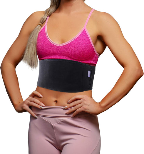 Everyday Medical Broken Rib Brace for Men and Women, Bamboo Charcoal Rib Support Compression Brace, Small/Medium