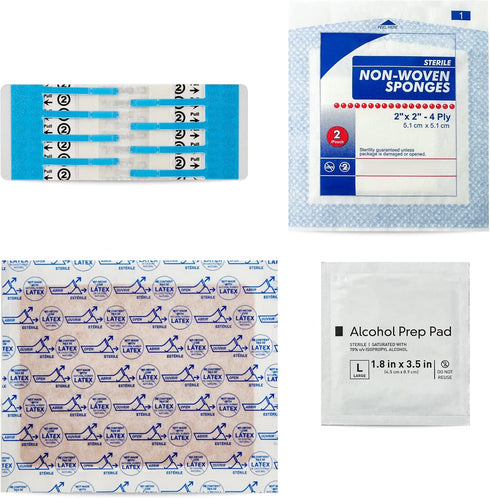 Clozex Emergency Laceration Kit - FDA Cleared Skin Closure Device for Wounds Up to 1.5 Inches