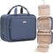 NISHEL Large Size Toiletry Bag for Women, Travel Essentials Organizer, Hanging Makeup Case for Cosmetics and Toiletries