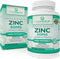 PurePremium Zinc 50mg - Immune Support Supplements for Men & Women, 100 Tablets, High Potency Natural Antioxidant