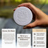 Moon Valley Organics Herbal Lotion Bar, Coconut Lemon, Calendula and Comfrey, Beeswax for Chapped Skin
