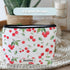 Makeup Bag Cherry Cosmetic Bag for Women, Aesthetic Toiletry Pouch Organizer for Travel Accessories Storage