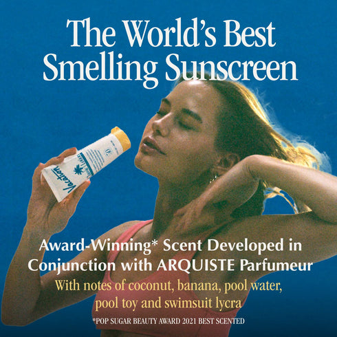 Vacation Classic Sunscreen Lotion SPF 30 + Air Freshener Bundle, Water Resistant, Vegan, 3.4 Fl. Oz.