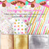 Whaline Tissue Paper Bulk, Polka Dots Stripe Wrapping Paper for Birthday DIY Party Crafts Weddings, 60 Sheets