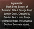 Organic Black Seed Essential Toothpaste 5 in 1, 100% Fluoride Free & Vegetable Base for Sensitive Teeth