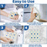 6 Pack Swedish Dishcloths for Kitchen, Reusable Paper Towels with Clips, Absorbent Dish Cloths for Home Cleaning