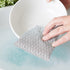 RSVP International Gentle Scrubbing Sponge for Non-Stick Cookware, Porcelain & Glass, Dishwasher Safe, 5x3.5, Silver