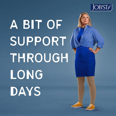 Jobst Relief Open Toe Knee Highs - 15-20mmHg, Petite BG SM