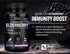 Zeal Naturals Max Strength Elderberry Capsules + Zinc + Vitamin C, 500mg for Immune System Support, 100 Count