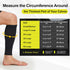 MGANG Plus Size 3XL Calf Compression Sleeve, 2 Pairs, 20-30mmHg Leg Compression Socks for Pain Relief, Black