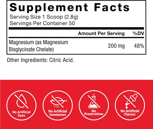 Force Factor Magnesium Glycinate 200mg - Magnesium Supplement for Sleep, Muscle Relaxation, Mood, High Absorption,