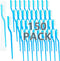 Medanera 150 Pcs Prepasted Individually Wrapped Toothbrushes Blue Plastic Disposable Soft Bristle Toothbrushes