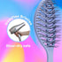 Wet Brush Go Green Speed Dry Hair Brush, Purple - Vented Design with Ultra Soft Bristles