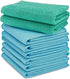 Longmann Microfiber Glass Cleaning Cloths | Streak Free Windows & Mirrors | Lint