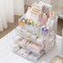 MIUOPUR Makeup Organizer with 3 Large Drawers, Ideal for Bathroom and Bedroom Vanity Storage