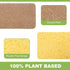 Yolaist 12 Pack Non-Scratch Scrub Sponge, Natural Kitchen Sponges for Cleaning Kitchen, Scratch Free Biodegradable